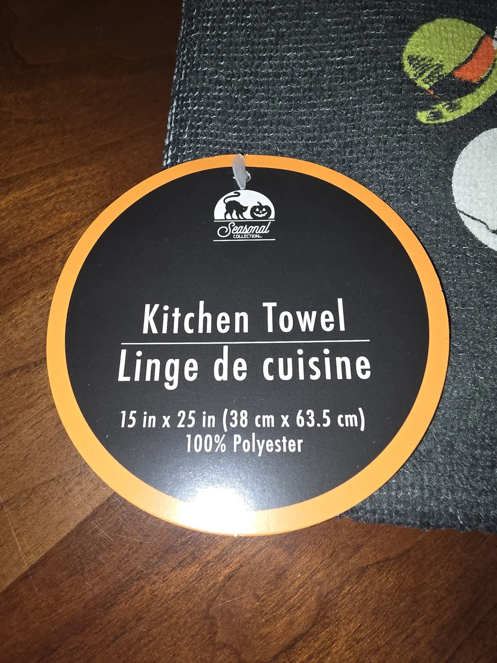 Halloween Skeleton Kitchen Towel and Pot Holder Set - New with Tags